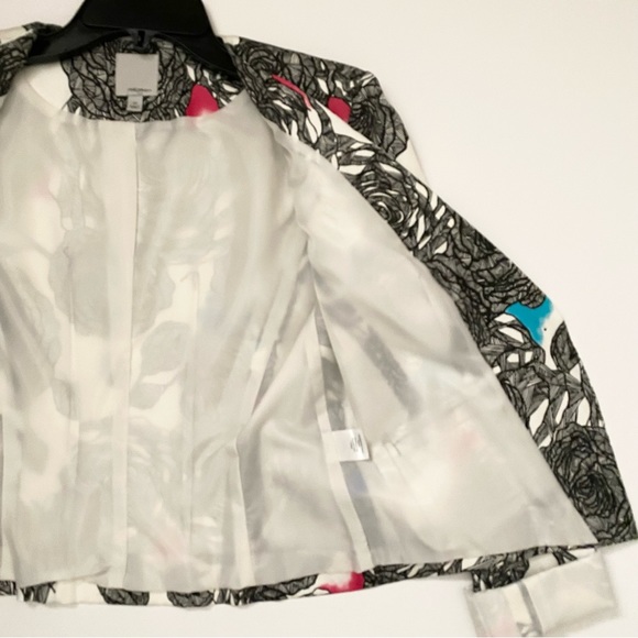 *NWOT* Halogen multi-color floral blazer - Picture 5 of 16